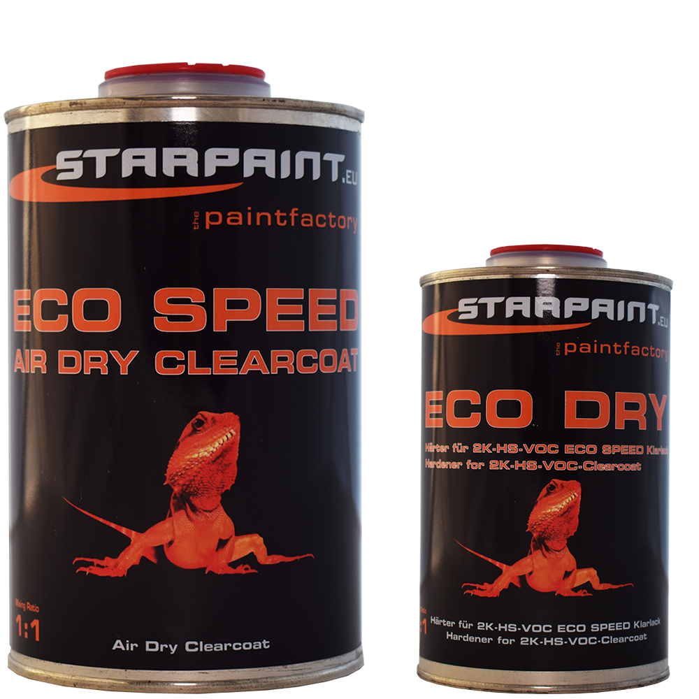 1L ECO SPEED AIR DRY CLEARCOAT + 1L ECO DRY HÄRTER