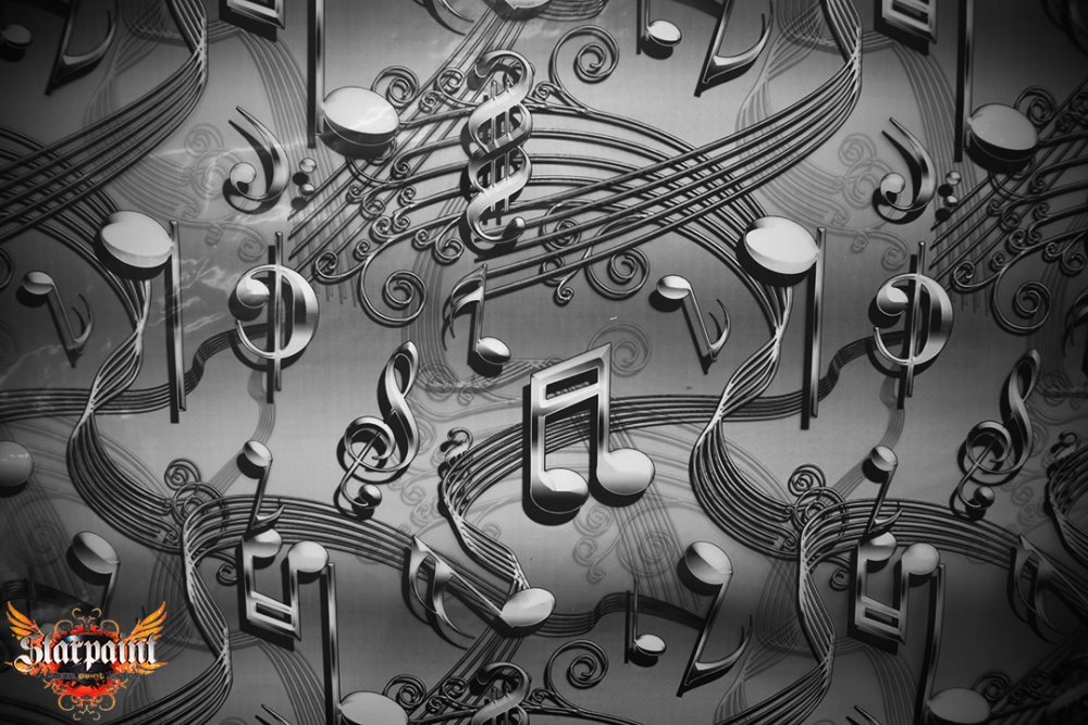 Music Note LRD276B 1 meter x 50 cm wide