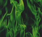 FIRE FLAMES GREEN SL038AP (SONDERBREITE)